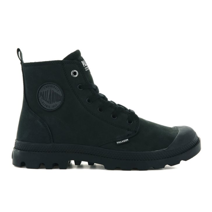 Palladium Pampa Hi Zip NBK Men\'s Boots Black | UK C596-BQT